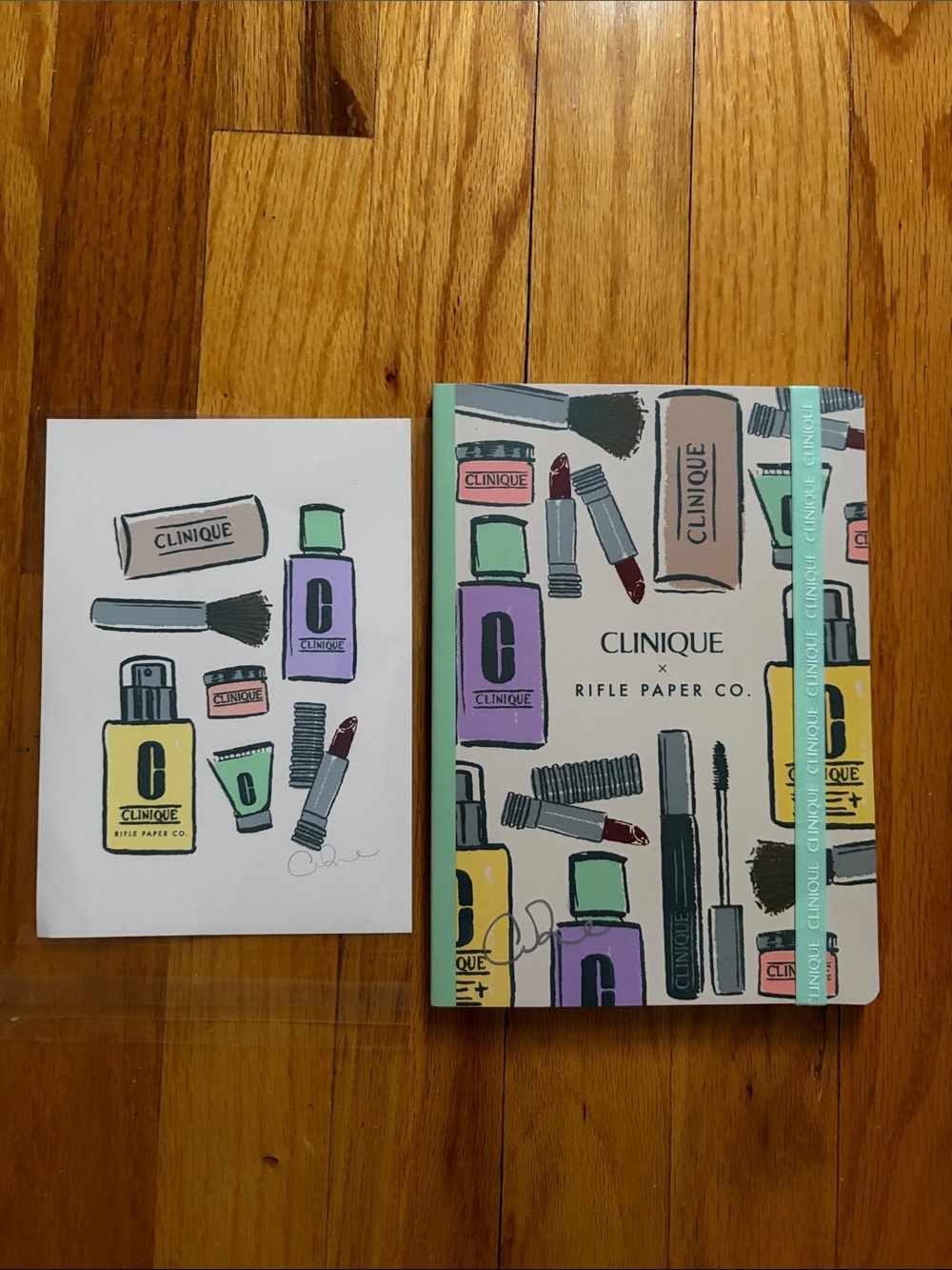 Clinique x Rifle Papee Co. journal notebook